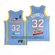 Canotte Filippino Justin Brownlee NO 32 Olimpiadi 2024 Blu