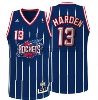 Canotte NBA Throwback Rockets Harden Blu