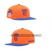 Cappellino New York Knicks Hardwood Classics 50th Arancione Blu