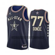Canotte All Star 2024 Dallas Mavericks Luka Doncic NO 77 Blu