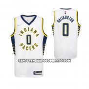 Canotte Bambino Indiana Pacers Tyrese Haliburton NO 0 Association 2022-23 Bianco