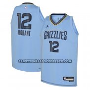 Canotte Bambino Memphis Grizzlies Ja Morant NO 12 Statement 2022-23 Blu