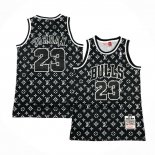 Canotte Chicago Bulls x Lv Michael Jordan Mitchell & Ness 1997-98 Nero