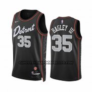 Canotte Detroit Pistons Marvin Bagley III NO 35 Citta 2023-24 Nero