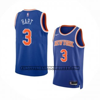 Canotte New York Knicks Josh Hart Icon Blu