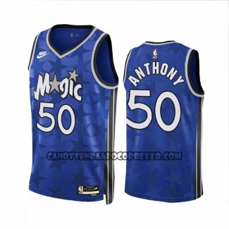 Canotte Orlando Magic Cole Anthony NO 50 Classic 2023-24 Blu