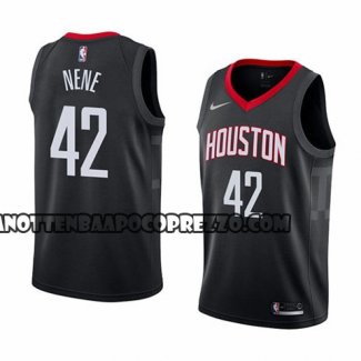 Canotte NBA Rockets Nene Statement 2018 Nero