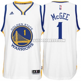 Canotte NBA Warriors McGee Bianco