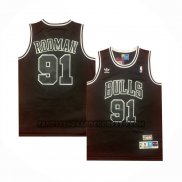 Canotte Chicago Bulls Dennis Rodman Throwback Nero