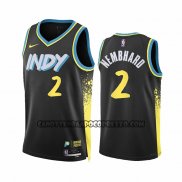 Canotte Indiana Pacers Andrew Nembhard NO 2 Citta 2023-24 Nero