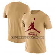 Canotte Manica Corta Cleveland Cavaliers Essential Jumpman Marrone