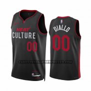 Canotte Miami Heat Cheick Diallo NO 00 Citta 2023-24 Nero