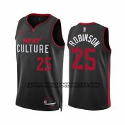 Canotte Miami Heat Orlando Robinson NO 25 Citta 2023-24 Nero