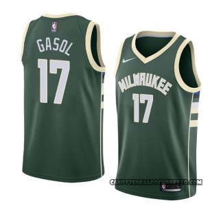 Canotte Milwaukee Bucks Pau Gasol Icon 2018 Verde