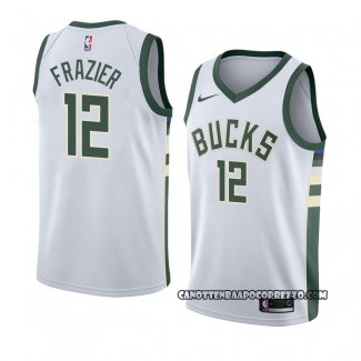 Canotte Milwaukee Bucks Tim Frazier Association 2018 Bianco