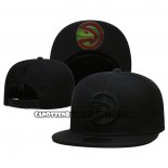 Cappellino Atlanta Hawks Black On Black 9FIFTY Snapback Nero