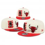 Cappellino Chicago Bulls 2022 NBA Draft 9FIFTY Snapback Crema Rosso