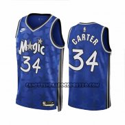 Canotte Orlando Magic Wendell Carter NO 34 Classic 2023-24 Blu