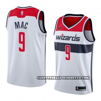 Canotte Washington Wizards Sheldon Mac Association 2018 Bianco