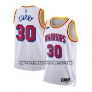 Canotte Golden State Warriors Stephen Curry NO 30 Classic 2024-25 Bianco