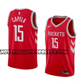 Canotte NBA Rockets Clint Capela Icon 2018 Rosso