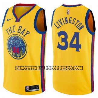 Canotte NBA Warriors Shaun Livingston Chinese Heritage Ciudad 20