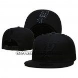 Cappellino San Antonio Spurs Black On Black 9FIFTY Snapback Nero