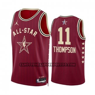 Canotte All Star 2024 Golden State Warriors Klay Thompson NO 11 Rosso