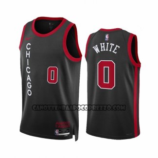 Canotte Chicago Bulls Coby White NO 0 Citta 2023-24 Nero