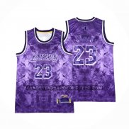 Canotte Los Angeles Lakers LeBron James NO 23 Select Series 2023 Viola