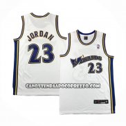 Canotte Washington Wizards Michael Jordan NO 23 Throwback Bianco