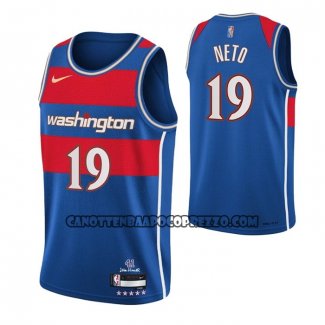 Canotte Washington Wizards Raul Neto NO 19 Citta 2021-22 Blu