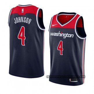 Canotte Washington Wizards Wesley Johnson Statement 2018 Nero