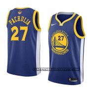 Canotte NBA Warriors Zaza Pachulia Finals Bound Icon 2017-18 Blu