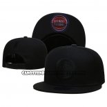 Cappellino Detroit Pistons Black On Black 9FIFTY Snapback Nero