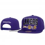 Cappellino Los Angeles Lakers Champ Stack Snapback Viola