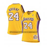 Canotte Bambino Los Angeles Lakers Kobe Bryant NO 24 Mitchell & Ness 2008-09 Giallo