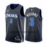 Canotte Dallas Mavericks Grant Williams NO 3 Citta 2023-24 Blu