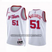 Canotte Houston Rockets Boban Marjanovic NO 51 Citta 2023-24 Bianco