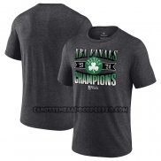 Canotte Manica Corta Boston Celtics 2024 NBA Finals Champions Grigio