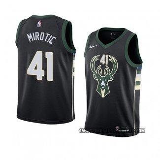 Canotte Milwaukee Bucks Nikola Mirotic Statement 2018 Nero