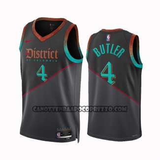 Canotte Washington Wizards Jared Butler NO 4 Citta 2023-24 Nero