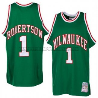 Canotte NBA Throwback Bucks Robertson Verde