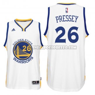 Canotte NBA Warriors Pressey Bianco