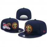 Cappellino Denver Nuggets 3d Embroidered Team Logo Blu