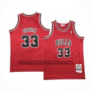 Canotte Bambino Chicago Bulls Scottie Pippen NO 33 Mitchell & Ness 1997-98 Rosso