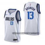 Canotte Dallas Mavericks Jalen Brunson Association Bianco