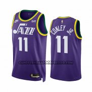 Canotte Utah Jazz Kris Dunn NO 11 Classic 2023-24 Viola