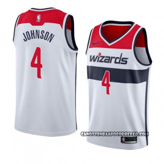 Canotte Washington Wizards Wesley Johnson Association 2018 Bianc