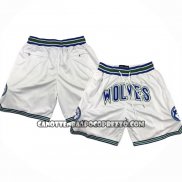 Pantaloncini Minnesota Timberwolves Classic Just Don Bianco